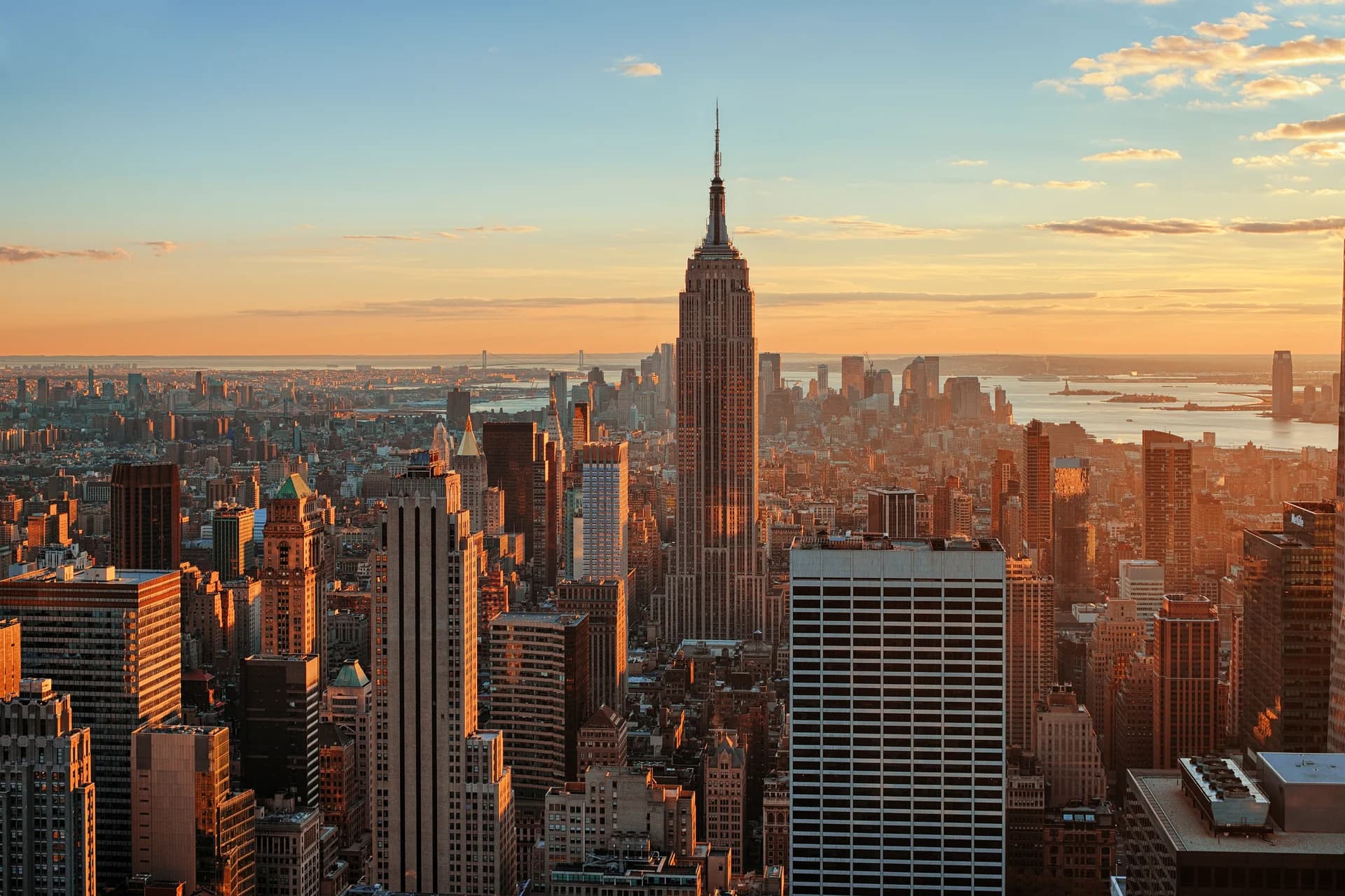 New York City skyline with Empire State Building